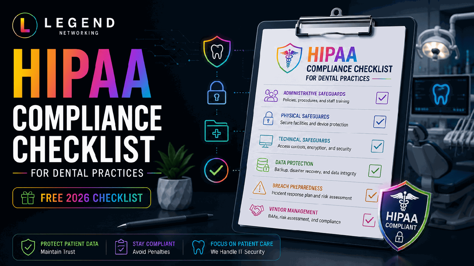 HIPAA compliance checklist for dental practice