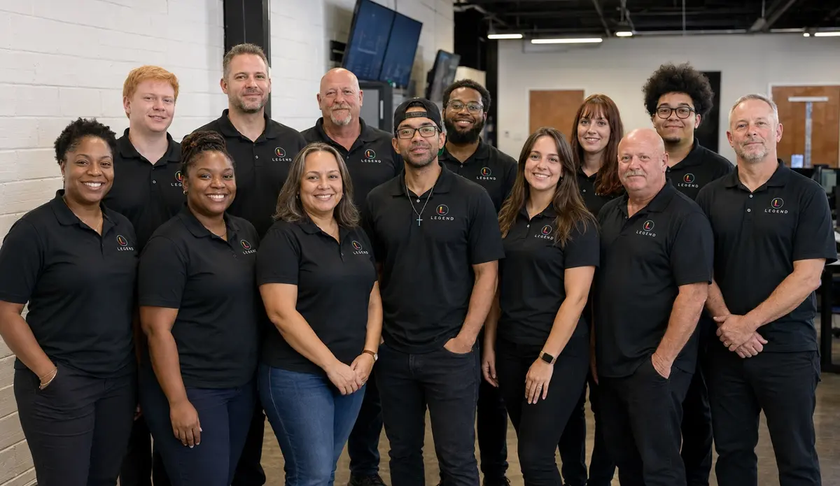 Legend Networking team at the Dallas command center